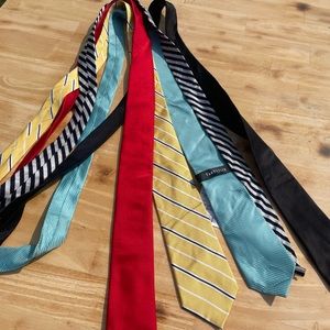 5 men’s ties one is nwt